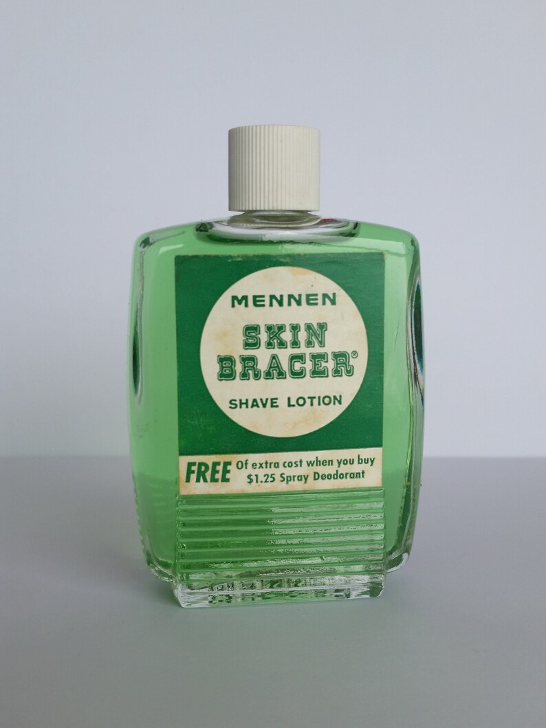 Vintage Mennen skin Bracer Shave Lotion 2oz Etsy