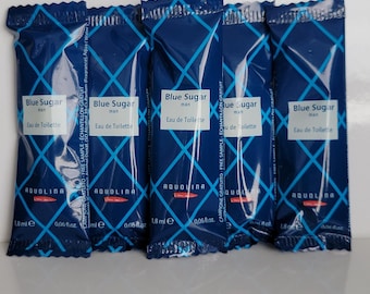 Blue Sugar by Aquolina - 1.8ml Eau de Toilette Samples by Aquolina (Set of 5 Pieces)