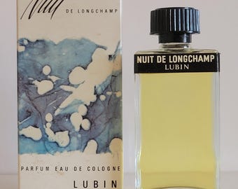 Vintage Lubin &quot;Nuit de Longchamp&quot; 1 2/3oz Eau de Cologne Splash