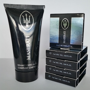 Maserati Pour Homme (Vintage) Shower Gel & Samples Set by Italart