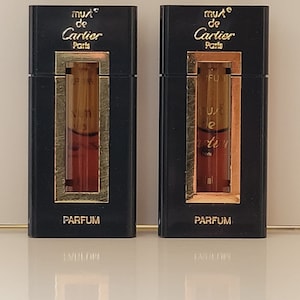 vintage « Must de Cartier » by Cartier, flacons de parfum de 1,1 ml (lot de 2 pièces)