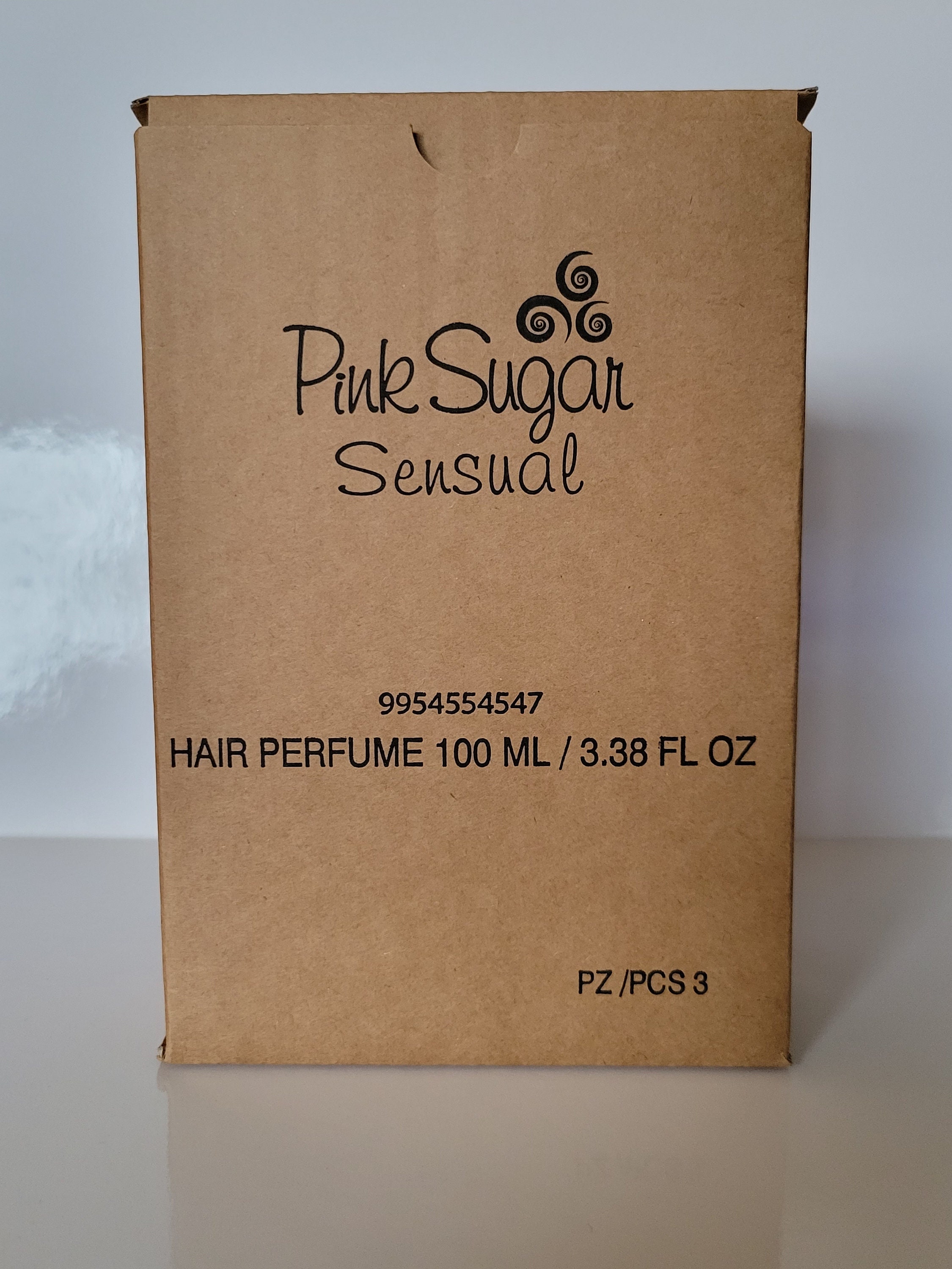 Profumo spray per capelli sensuale Pink Sugar da 100 ml set da 3