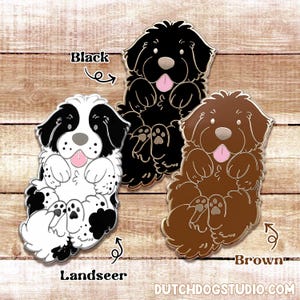Puppy Bean - Newfoundland | Newfie | Hard Enamel Pin