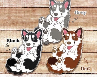Frijoles cachorro - Husky / Pin de esmalte