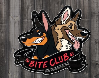 Sticker: Bite Club | Vinyl Sticker
