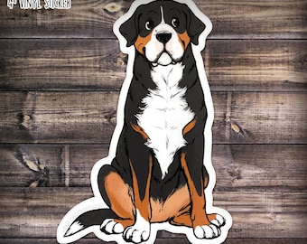 Sticker: Greater Swiss Mountain Dog | Vinyl Sticker