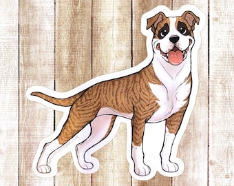 Sticker: Brindle Bully | Vinyl Sticker