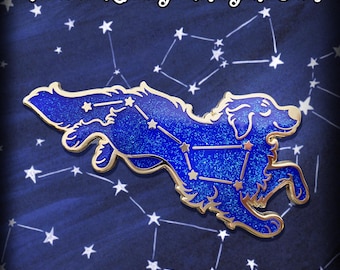 Enamel Pin: Forever Running Among the Stars