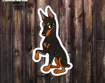 Sticker: Doberman | Vinyl Sticker
