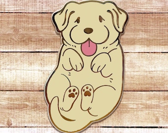 Puppy Beans - Yellow Labrador Retriever | Enamel Pin