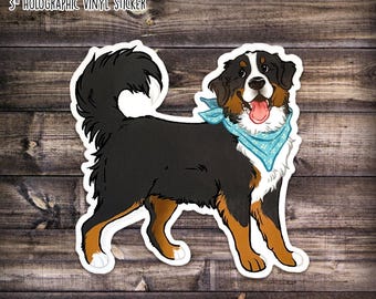 Sticker: Bandana Berner | Bernese Mountain Dog