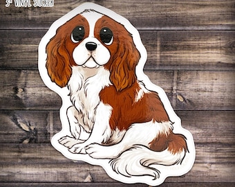 Sticker: Cavalier King Charles Spaniel | Vinyl Sticker
