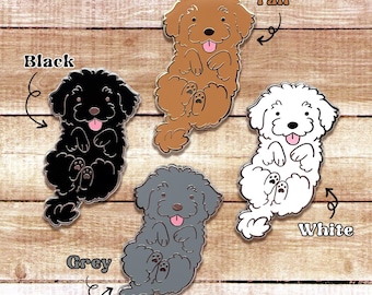 Puppy Beans - Little Curly Dog | Enamel Pin