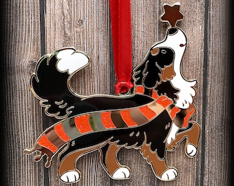 Ornament: Wish Upon a Star | Bernese Mountain Dog | Berner|
