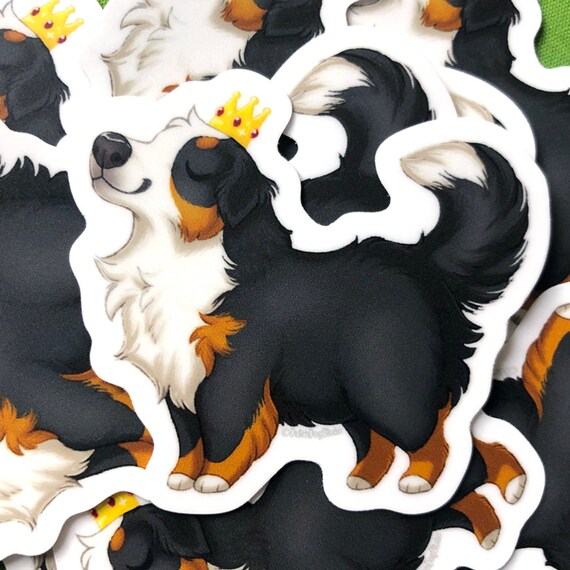 thumbnail image 2 of I Love My Bernese Mountain Dog | High Quality Vinyl Berner 2 of 14