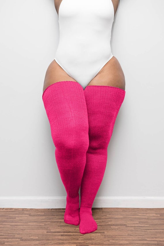 Thigh High Socks Extra Long Thick Warm 