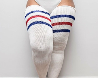 large thigh high socks
