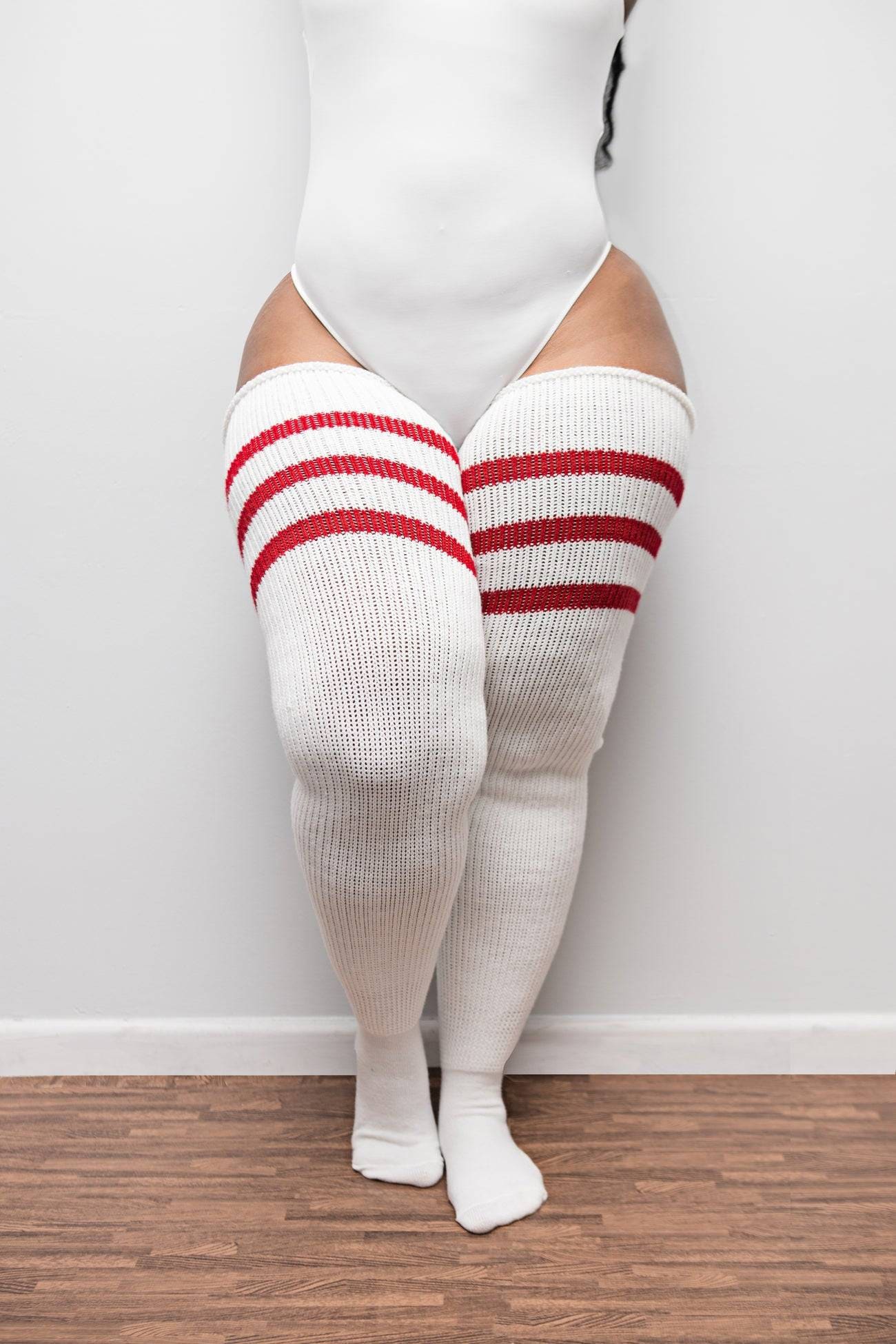 thigh highs socks plus size