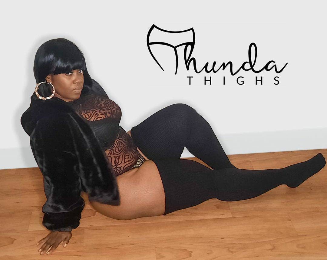 PLUS SIZE Thigh Highs Thunda Thighs 