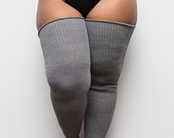 large thigh high socks