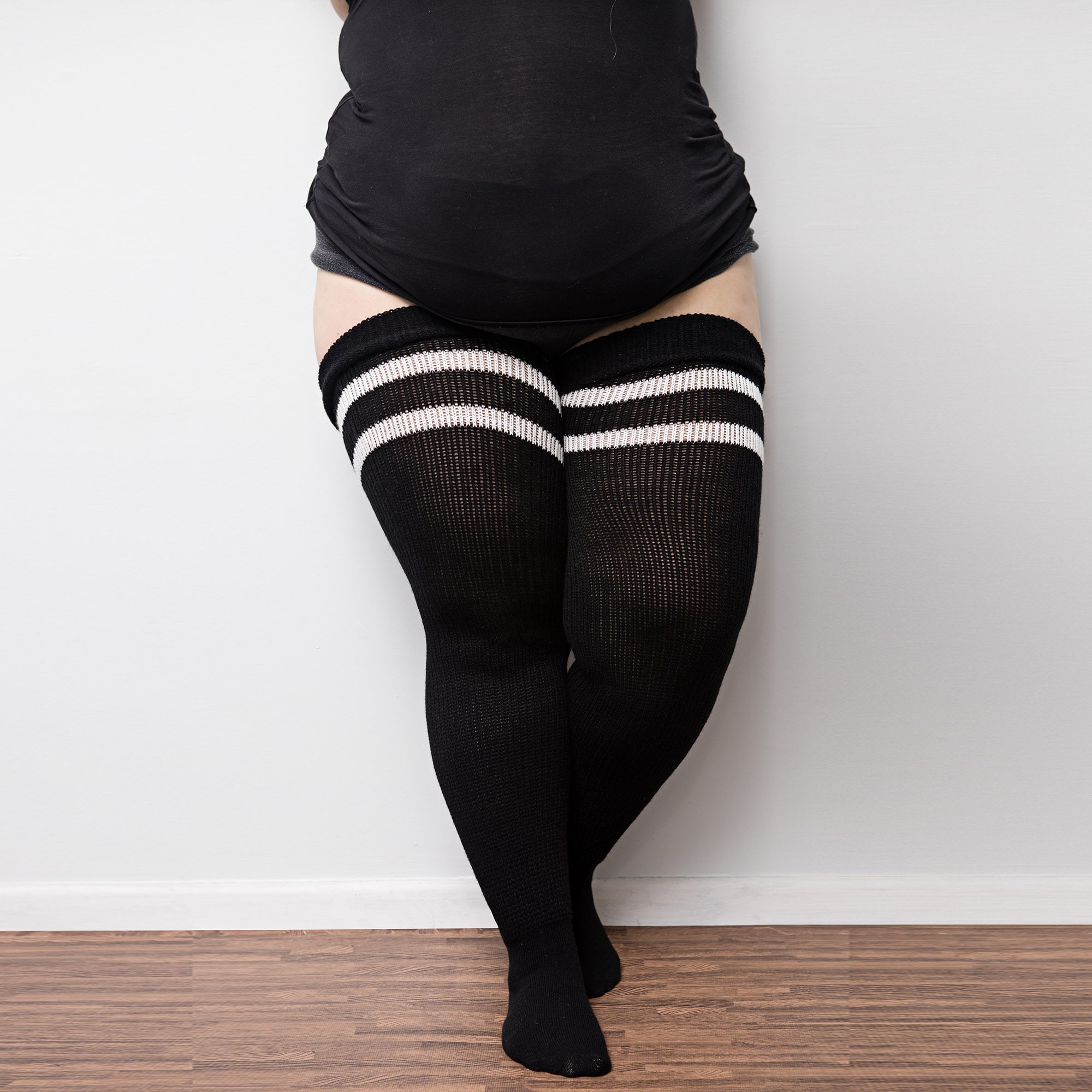 REAL PLUS SIZE Thigh Highs Thunda Thighs Long Knee Socks Etsy