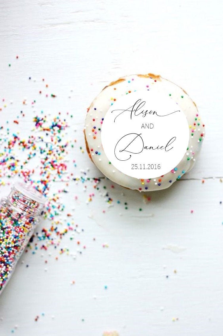 Edible Wedding Cupcake Toppers Monogrammed Cupcake Toppers Etsy