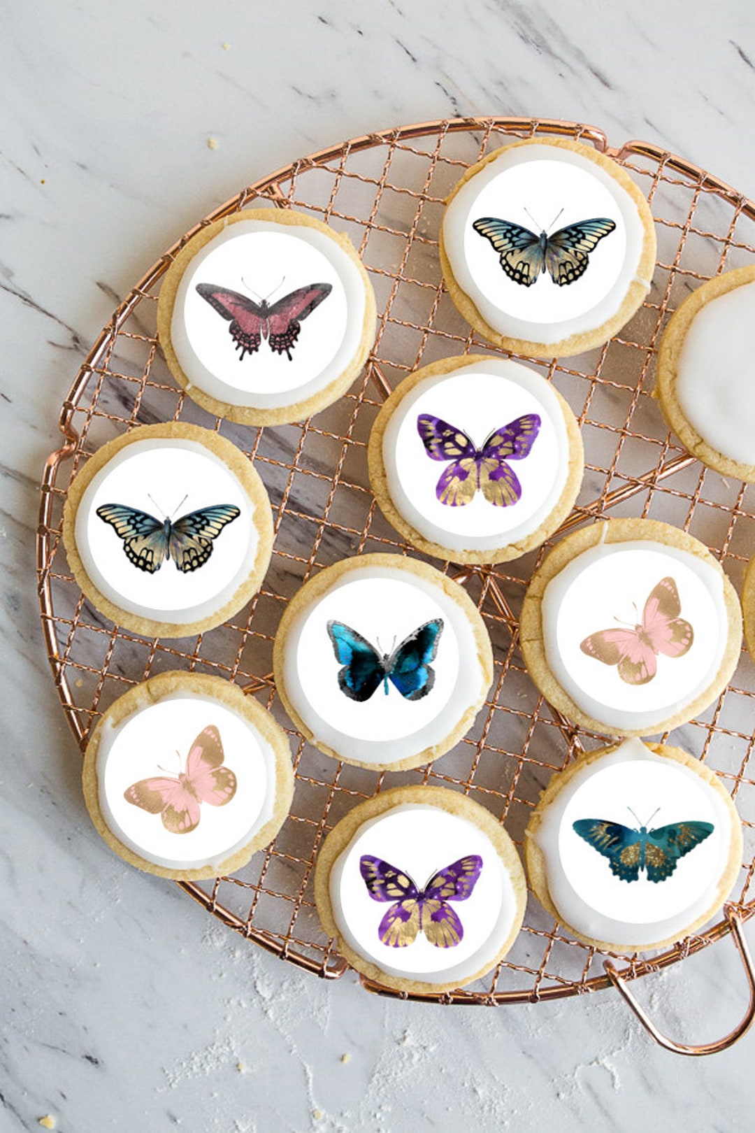 Edible Butterfly Cupcake Toppers, Butterfly Toppers, Butterfly Party