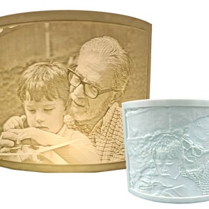 Custom Lithophane Night Lights - Personalized Light, Unique Gift Idea, Mothers Day, Fathers Day, Anniversary, Christmas, Memorabilia