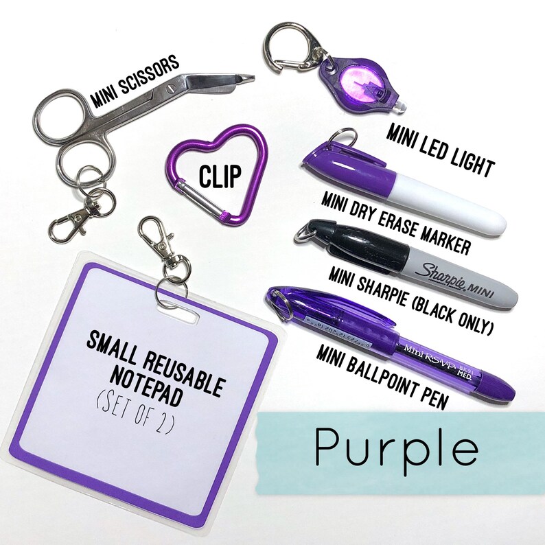 Badge Reel ACCESSORIES Bundle Perfect gift for nurses / Etsy