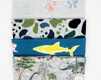 Robot, Camo Panda, Sharks, Dinosaurs Headbands : soft, every-day wear headband