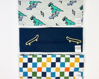 Skateboard Dinosaur, Simple Skateboard, Checker Headbands : soft, every-day wear headband