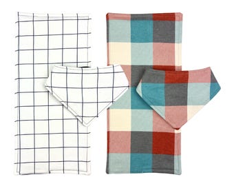 Neutrals Bib and Burp Cloth Sets