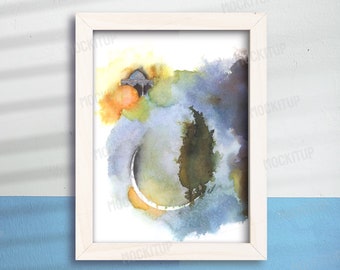 Sarv: Hafiz Digital Wall Art, Set of 5