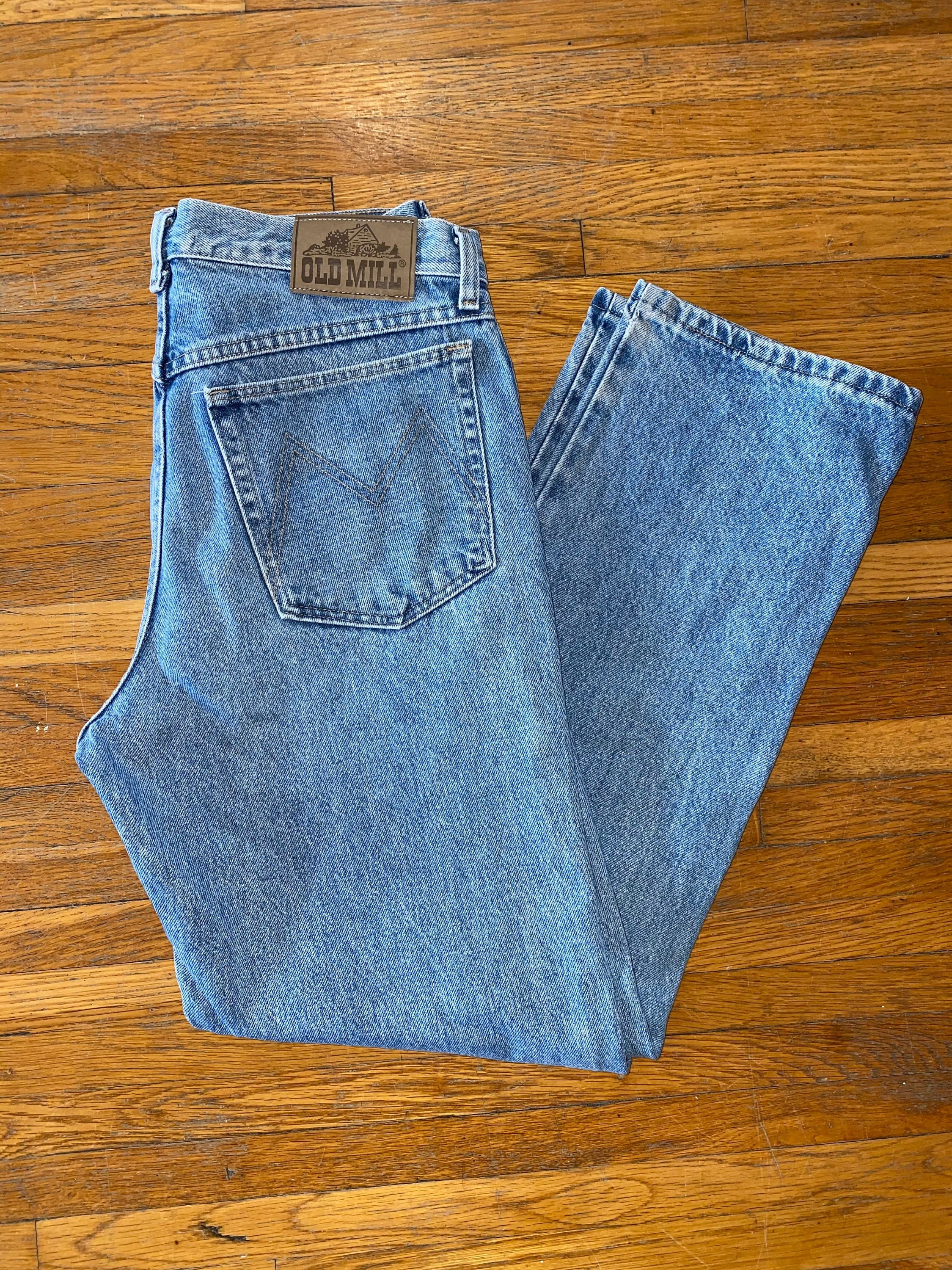 Vintage OLD MILL Denim Jeans - Etsy