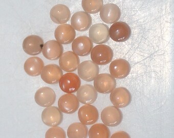Peach Moonstone Faceted cut Cabochon Pair Natural Peach Moonstone Rose cut Gemstone Pair Rectangle Peach Moonstone Pair 15X10X4mm 12 carat