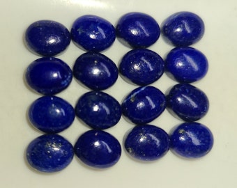 Lapis Lazuli Oval Cabochon 6x4mm, 7x5mm, 8x6mm, 9x7mm, 10x8mm, 12x10mm, & 14x10mm Loose Gemstones