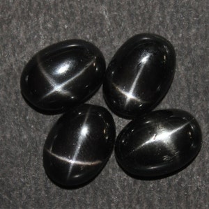 Black Star Diopside 6x4mm, 7x5mm, 8x6mm, 9x7mm, 10x8mm, 12x10mm, 14x10mm Cabochon Oval Loose Gemstones