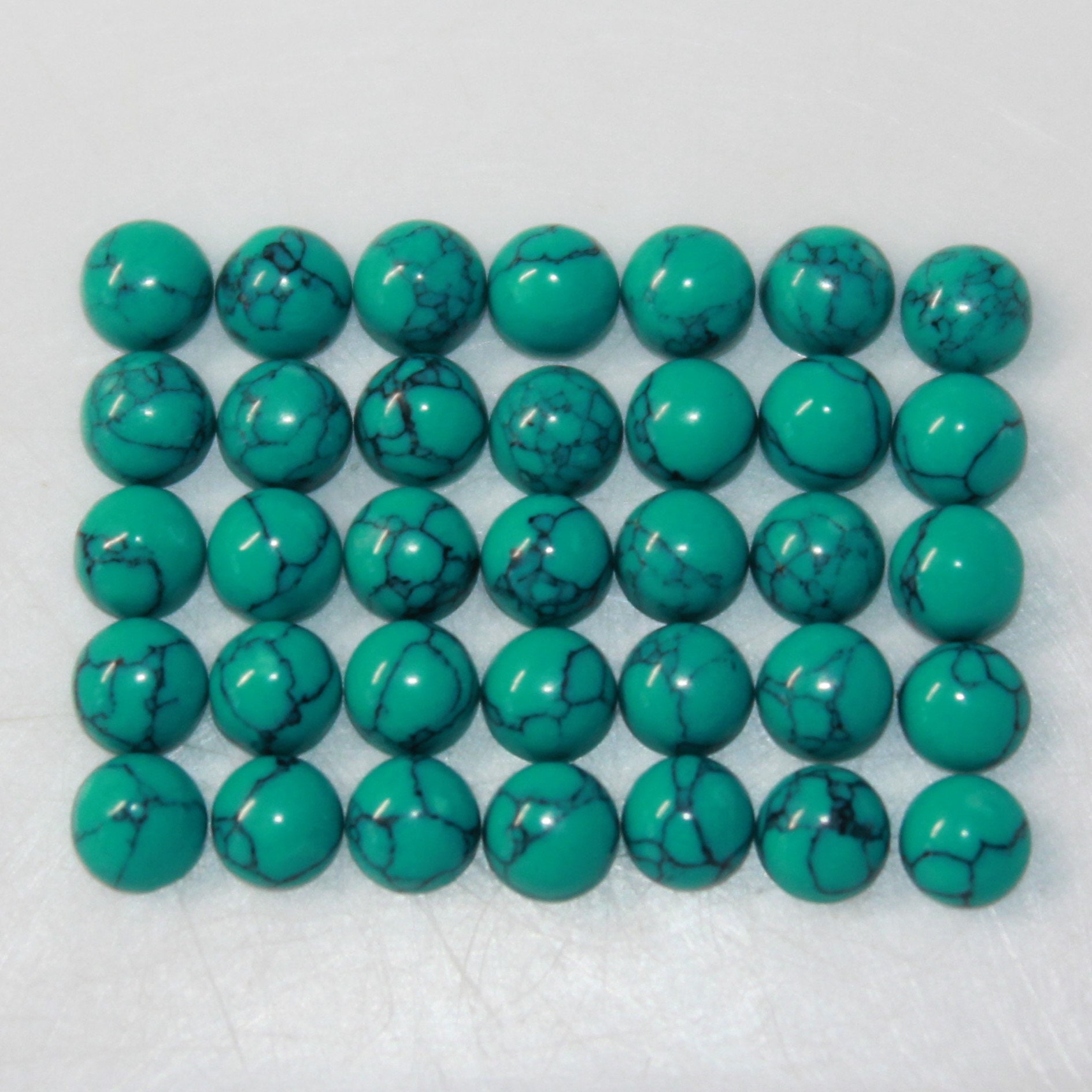 Arizona Turquoise Round Cabochon 4mm to 12mm Loose Gemstones
