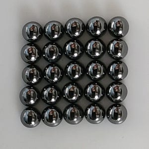 Hematite 3mm, 4mm, 5mm, 6mm, 8mm, 10mm & 12mm flat back round cabochon loose gemstones