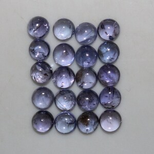 Tanzanite 4mm, 5mm & 6mm Cabochon Round Loose Gemstones w/ Multi-Qty Purchase Options