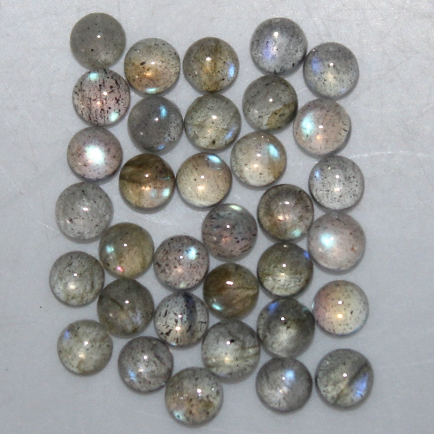 Labradorite Round Cabochon 3mm to 10mm Loose Gemstones