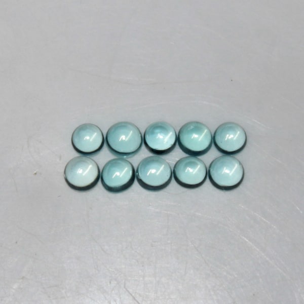 Paraiba (Sky) Apatite Round Cabochon 3mm to 5mm Loose Gemstones