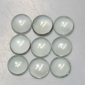 Green Amethyst 6mm Round Cabochon Loose Gemstones