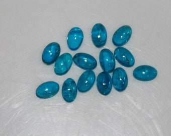 Blue Turquoise 6x4mm to 10x8mm Oval Cabochon Loose Gemstones w/ Multi-Qty Option Blue Turquoise 6x4mm to 10x8mm Oval Cabochon Loose Gemstones w/ Multi-Qty Option