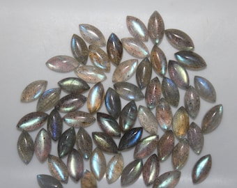 Labradorite Marquise Cabochon 8x4mm 10x5mm & 12x6mm Loose Gemstones