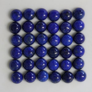 Lapis Lazuli Round Cabochon 4mm, 5mm, 6mm, 8mm, 9mm, 10mm, 12mm, 14mm & 22mm Loose Gemstones