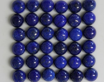 Lapis Lazuli Round Cabochon 4mm, 5mm, 6mm, 8mm, 9mm, 10mm, 12mm, 14mm & 22mm Loose Gemstones