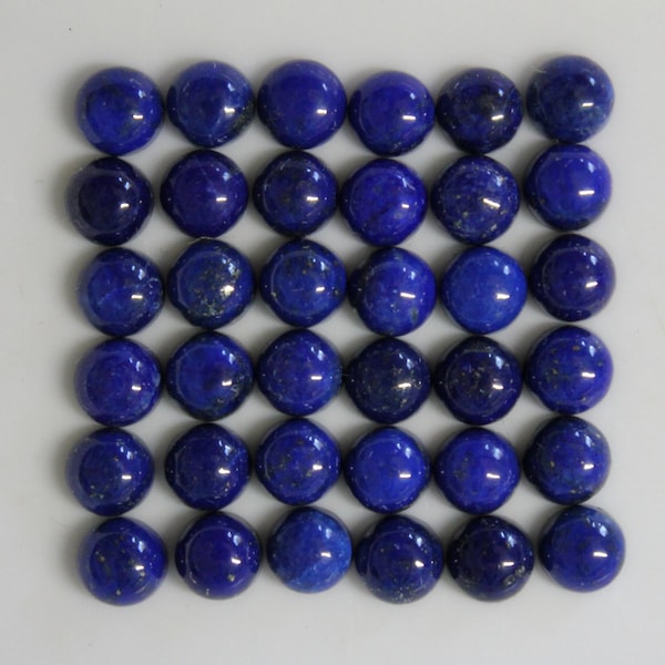 Lapis Lazuli Round Cabochon 4mm, 5mm, 6mm, 8mm, 9mm, 10mm, 12mm, 14mm & 22mm Loose Gemstones