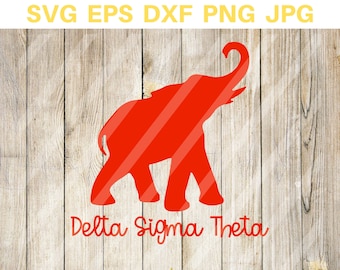 Delta Sigma, Theta SVG, 1913, Elephant svg, SVG, Fortitude, Delta, Sigma, Theta, instant download - eps, png, svg, dxf Silhouette, Cricut