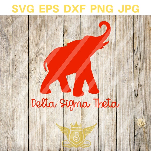 Delta Sigma, Theta SVG, 1913, Elephant svg, SVG, Fortitude, Delta, Sigma, Theta, instant download - eps, png, svg, dxf Silhouette, Cricut